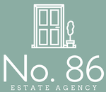 No.86 estate agency logo